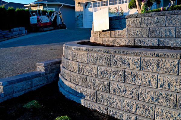 Stone Retaining Wall Repair in Louisville