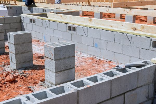 Cement Block Installation in Louisville