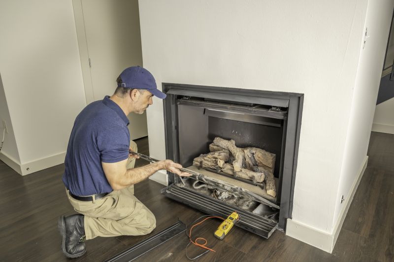 Stone Fireplace Installation